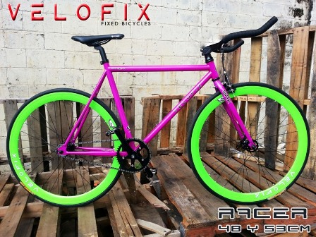 Bic SRX Velofix Race-R Purple/GN 53cm